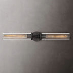 Lambert Cylindrical Glass Double Wall Sconce