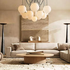 Aurella Globe Float Suspended Chandelier 62"