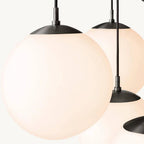Aurella Globe Float Suspended Chandelier 62"