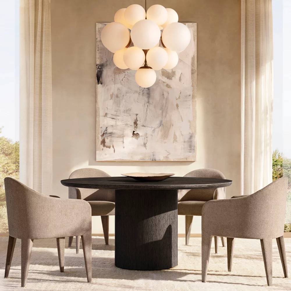 Aurella Globe Float Cluster Chandelier 27"