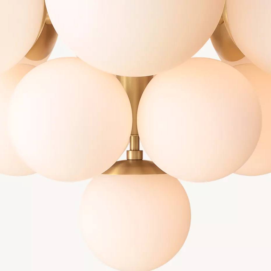Aurella Globe Float Cluster Chandelier 27"
