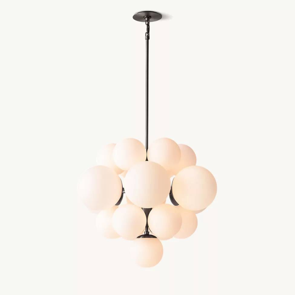 Aurella Globe Float Cluster Chandelier 27"