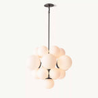Aurella Globe Float Cluster Chandelier 27"