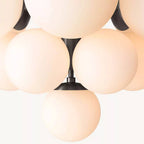 Aurella Globe Float Cluster Chandelier 27"
