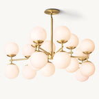 Aurella Globe Float Linear Chandelier 52"