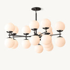 Aurella Globe Float Linear Chandelier 52"