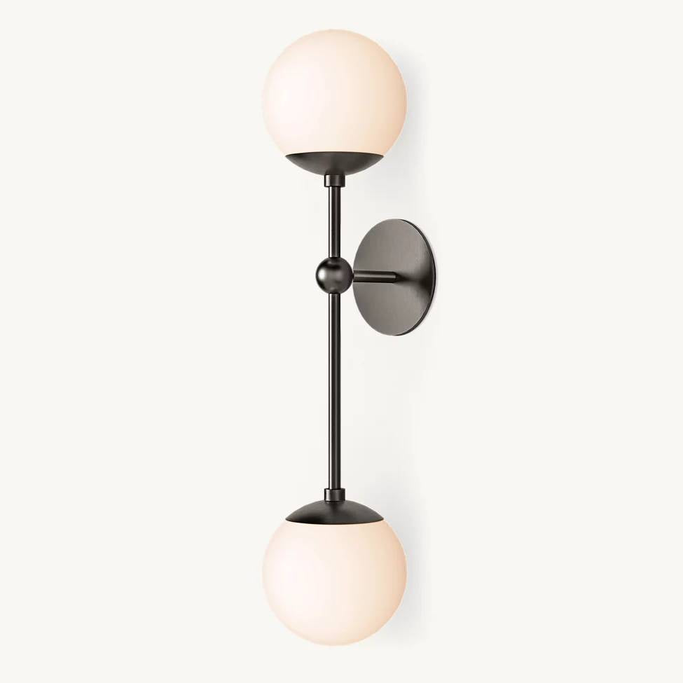 Aurella Globe Float Double Wall Sconce