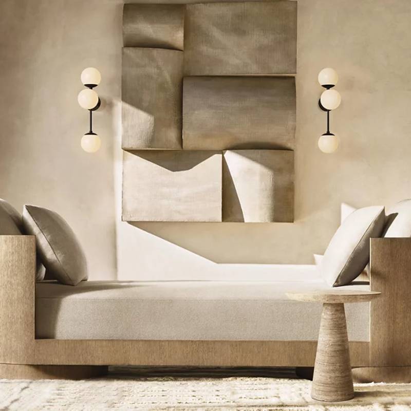 Aurella Globe Float Triple Wall Sconce