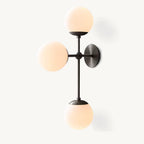 Aurella Globe Float Triple Wall Sconce