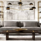 Convessi Sculpted Flow Linear Chandelier 72"