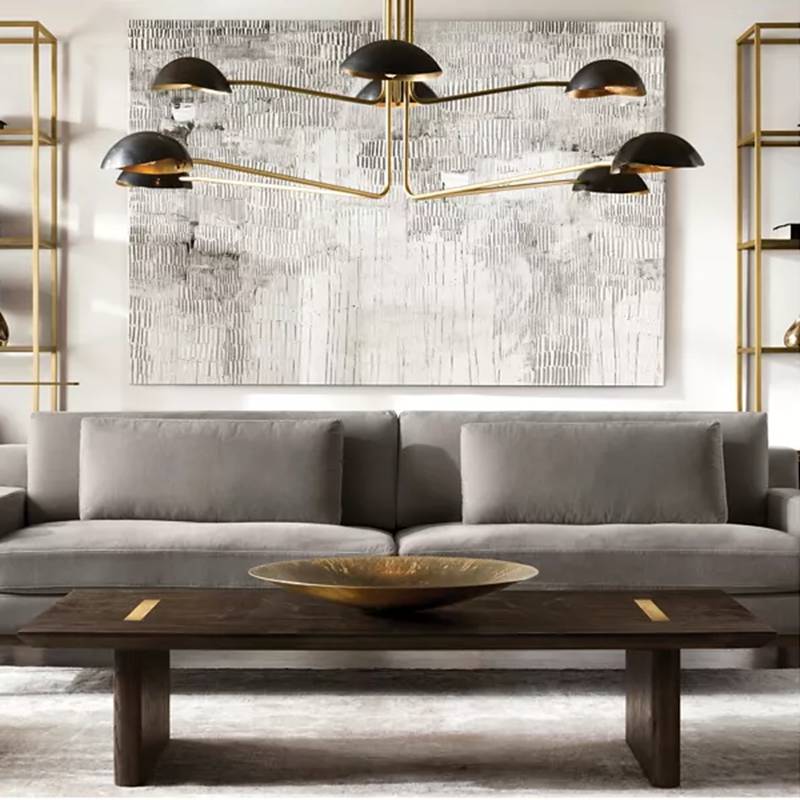 Convessi Sculpted Flow Linear Chandelier 72"