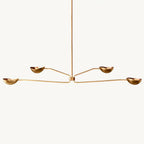 Convessi Sculpted Flow Linear Chandelier 72"