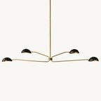 Convessi Sculpted Flow Linear Chandelier 72"