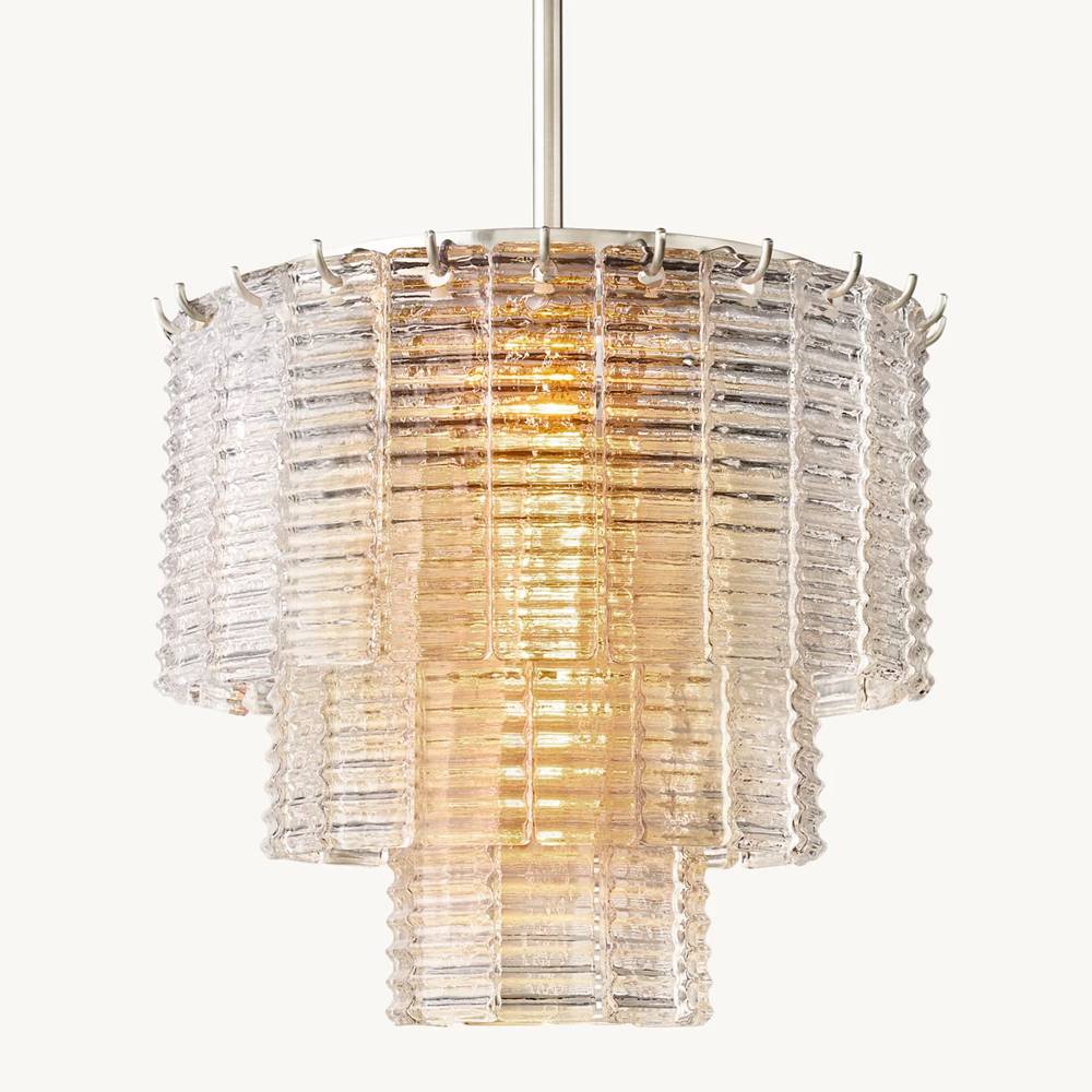 Sirene Draped Glass Pendant Light