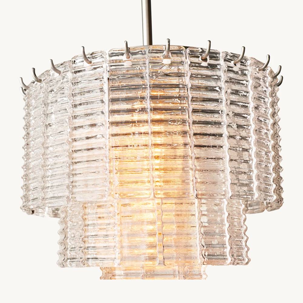 Sirene Draped Glass Pendant Light