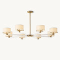 Truman Parallel Contour Round Chandelier 60"