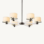 Truman Parallel Contour Round Chandelier 36"