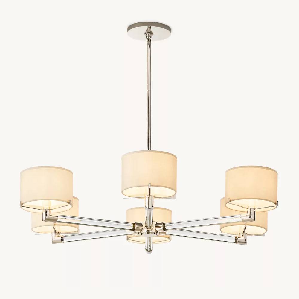 Truman Parallel Contour Round Chandelier 36"