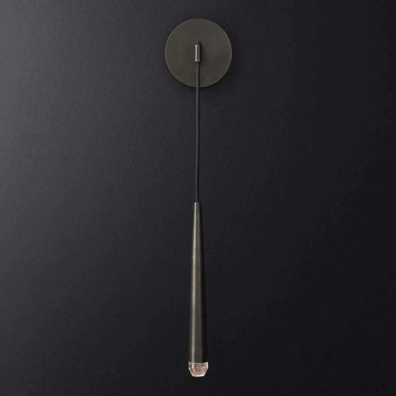 Aquitaine Faceted Cluster Wall Sconce