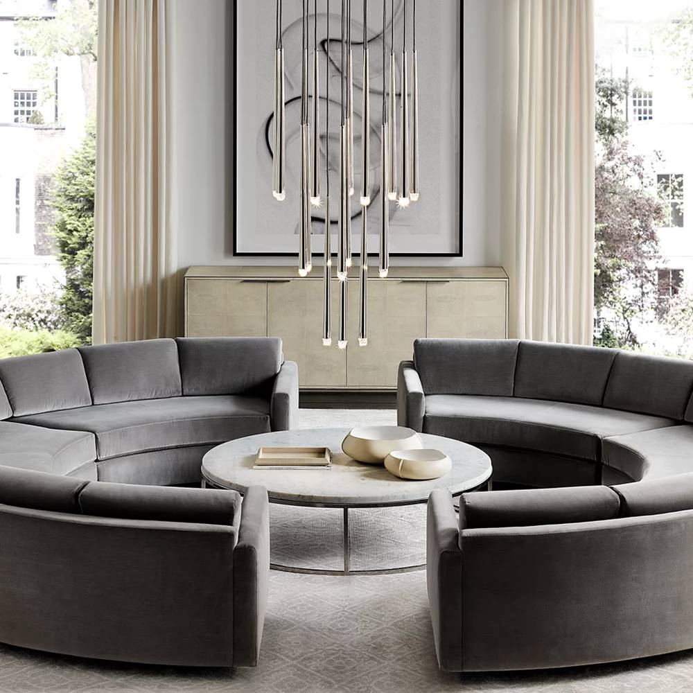 Aquitaine Faceted Cluster Pendant Light