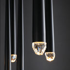 Aquitaine Faceted Cluster Round Chandelier 24"