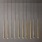 Aquitaine Faceted Cluster Linear Chandelier 48"