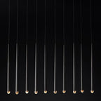 Aquitaine Faceted Cluster Linear Chandelier 48"