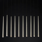 Aquitaine Faceted Cluster Linear Chandelier 48"