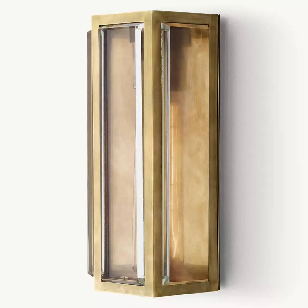 Chevalier Bevel Crystal Wall Sconce