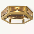 Chevalier Bevel Crystal Flush Mount