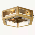 Chevalier Bevel Crystal Flush Mount