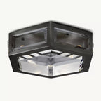 Chevalier Bevel Crystal Flush Mount