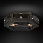 Chevalier Bevel Crystal Flush Mount