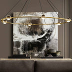 Eclatant Celestial Orbit Round Chandelier 60"