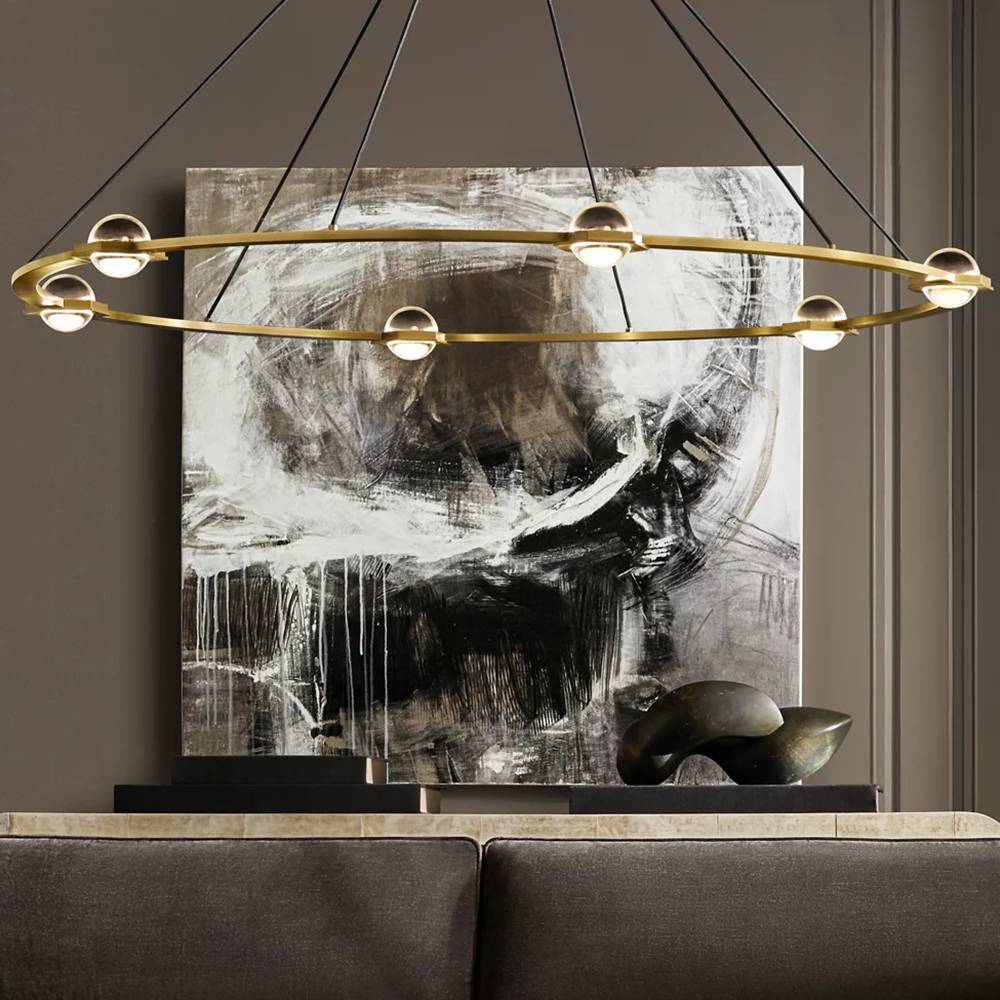 Eclatant Celestial Orbit Round Chandelier 48"