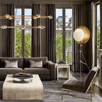 Eclatant Celestial Orbit Two-Tier Round Chandelier 60"