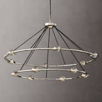 Eclatant Celestial Orbit Two-Tier Round Chandelier 60"