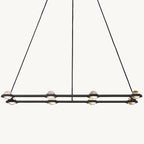 Eclatant Celestial Orbit Rectangular Chandelier 54"