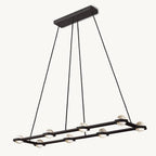 Eclatant Celestial Orbit Rectangular Chandelier 54"