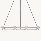 Eclatant Celestial Orbit Rectangular Chandelier 54"