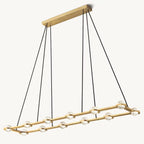 Eclatant Celestial Orbit Rectangular Chandelier 72"