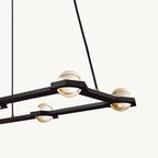 Eclatant Celestial Orbit Rectangular Chandelier 72"
