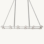 Eclatant Celestial Orbit Rectangular Chandelier 72"