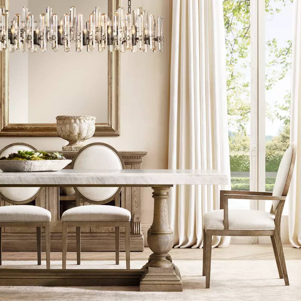 Monclair Radiant Crystal Linear Chandelier 72"