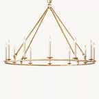 Carrick English Openwork Round Chandelier 50"