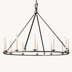 Carrick English Openwork Round Chandelier 50"