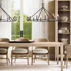 Carrick English Openwork Round Chandelier 60"