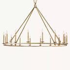 Carrick English Openwork Round Chandelier 60"