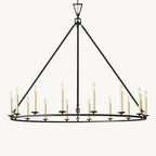 Carrick English Openwork Round Chandelier 60"