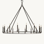 Carrick English Openwork Round Chandelier 60"
